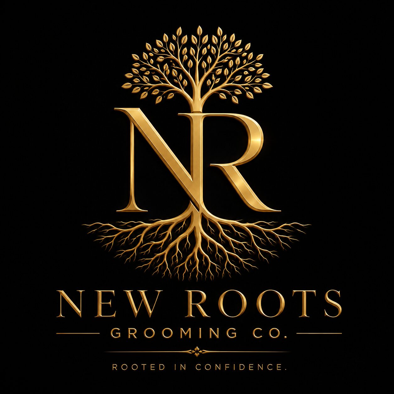 New Roots Grooming Co. logo