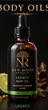 Legacy Body Oil bottle